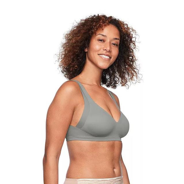 Warners No Side Effects Underarm and Back-Smoothing Comfort Wireless Lightly Lined T-Shirt Bra RA2231A, Womens Blue Product Image