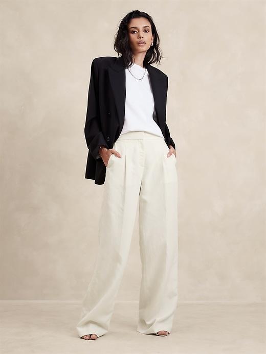 TENCEL™-Linen Wide-Leg Pant Product Image