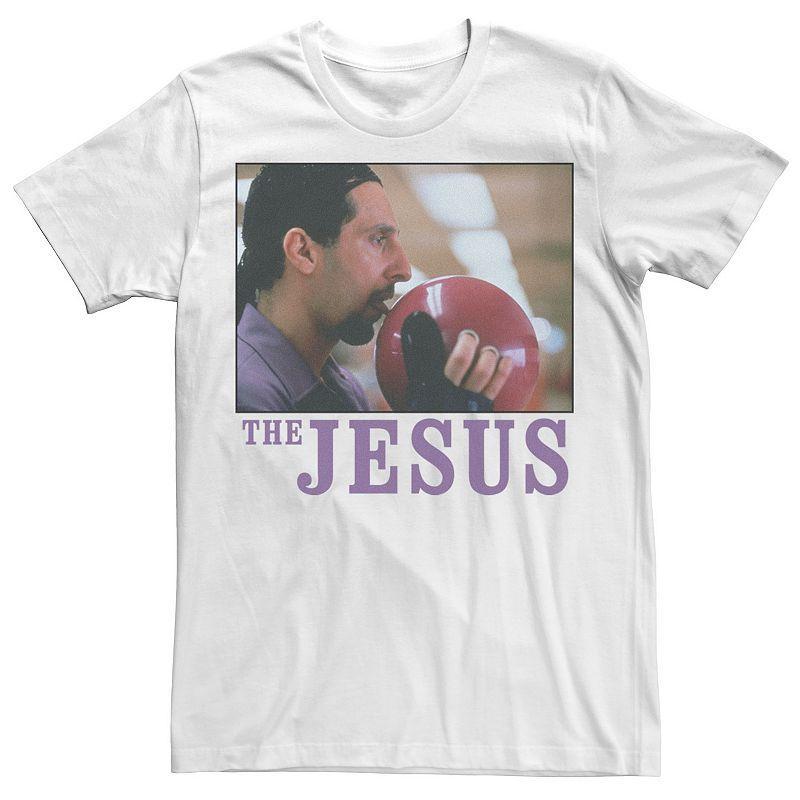 Mens Big Lebowski Jesus Licking the Bowling Ball Tee Product Image