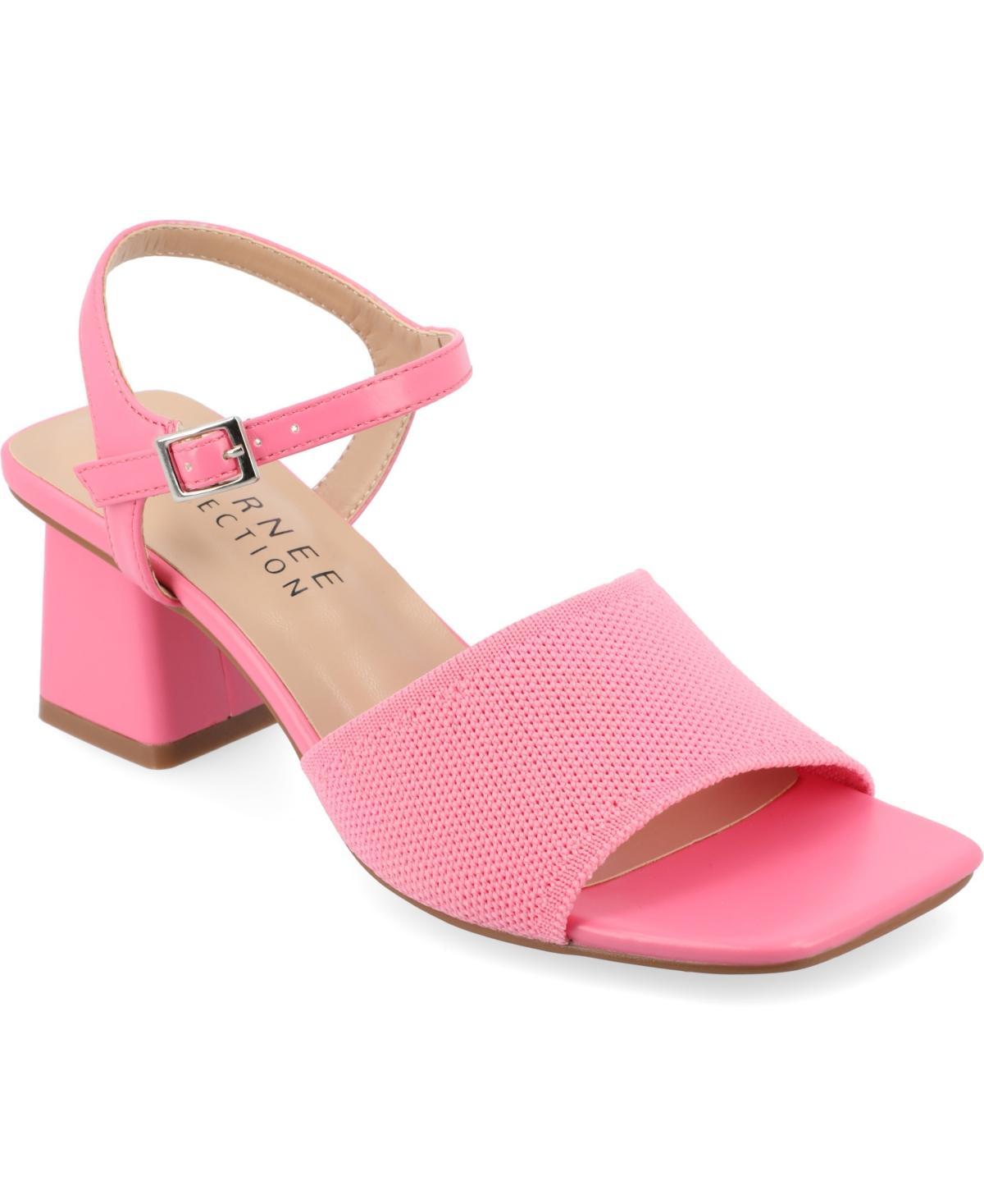 Journee Collection Womens Evylinn Block Heel Sandals Product Image