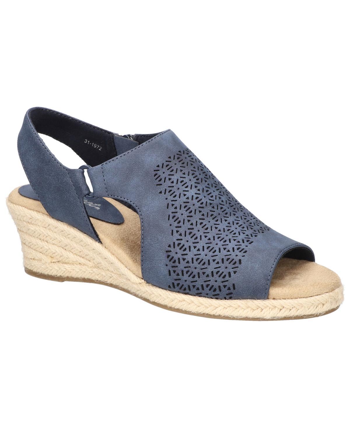 Easy Street Serena Womens Espadrille Wedge Sandals Product Image