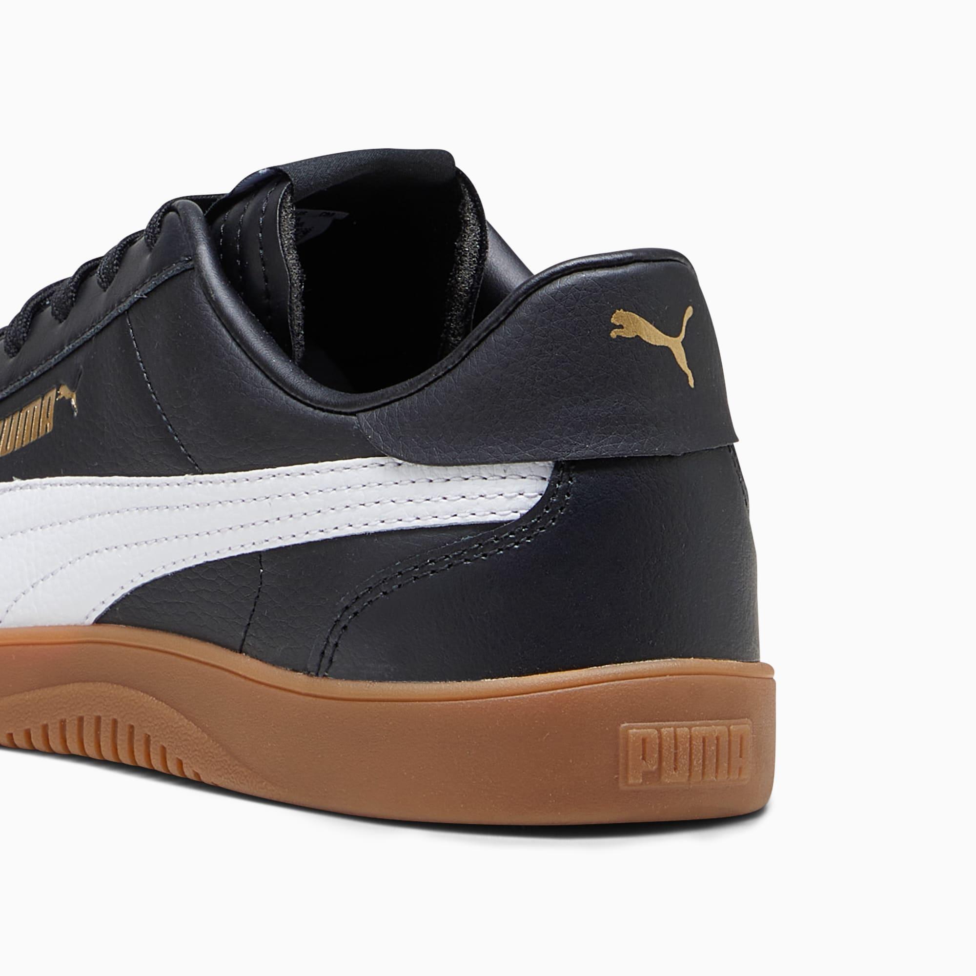 PUMA Club 5v5 Men's Sneakers in Black/White/Gold Product Image