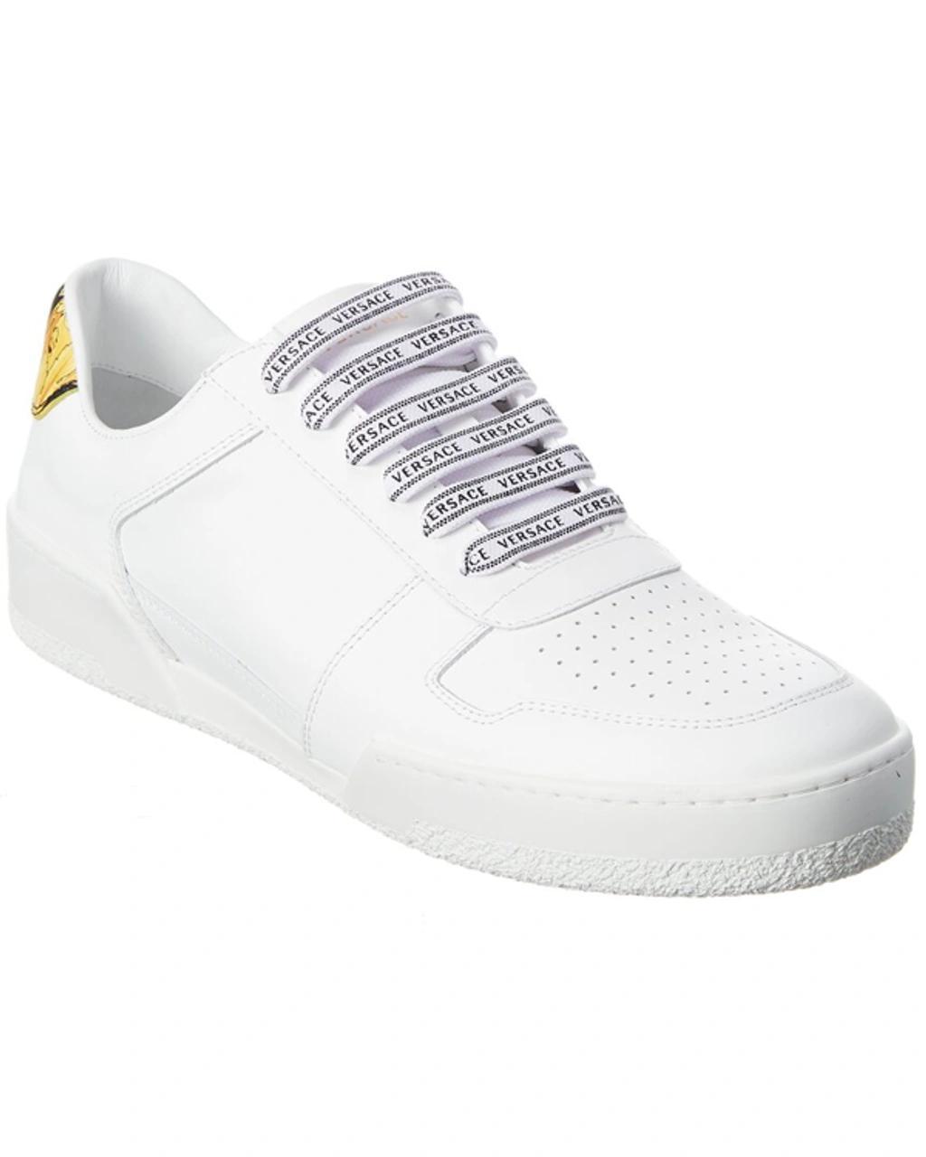 VERSACE Greca Sneakers In White Product Image