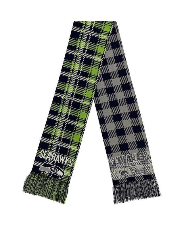 Womens Foco Seattle Seahawks Plaid Color Block Scarf Product Image