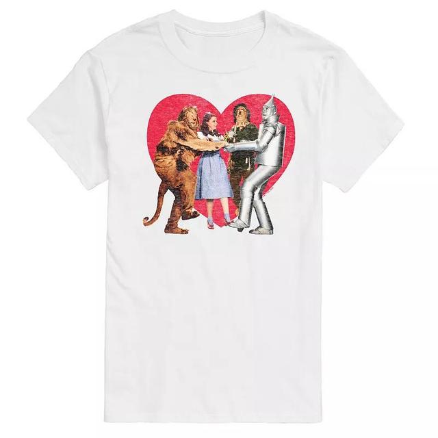 Mens Wizard Of Oz Group Photo Heart Graphic Tee Product Image