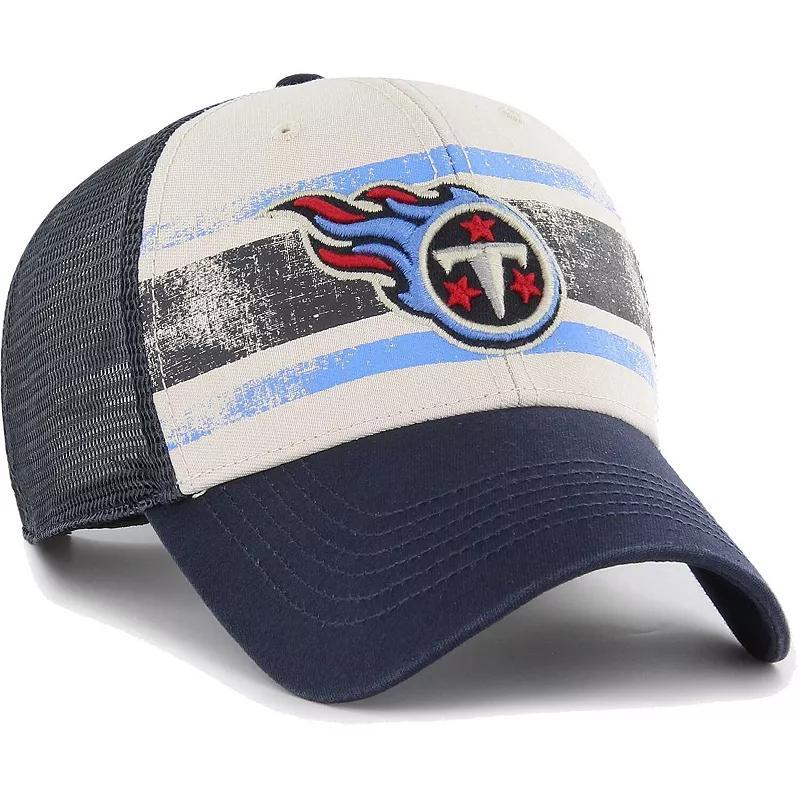 Mens 47 Cream Tennessee Titans Breakout MVP Trucker Adjustable Hat Product Image