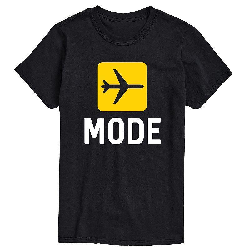 Big & Tall Travel Mode Graphic Tee, Mens Blue Product Image