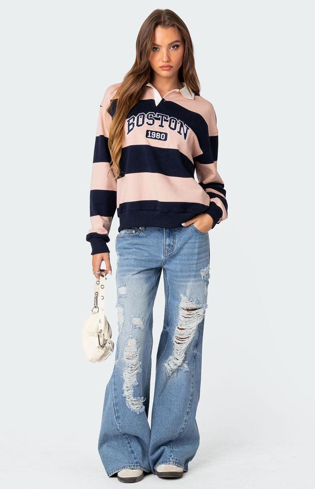 Edikted Womens Boston Oversized Shirt - Product Image