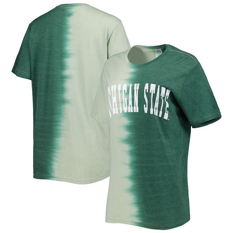 Womens Gameday Couture Michigan State Spartans Find Your Groove Split-Dye T-Shirt Product Image