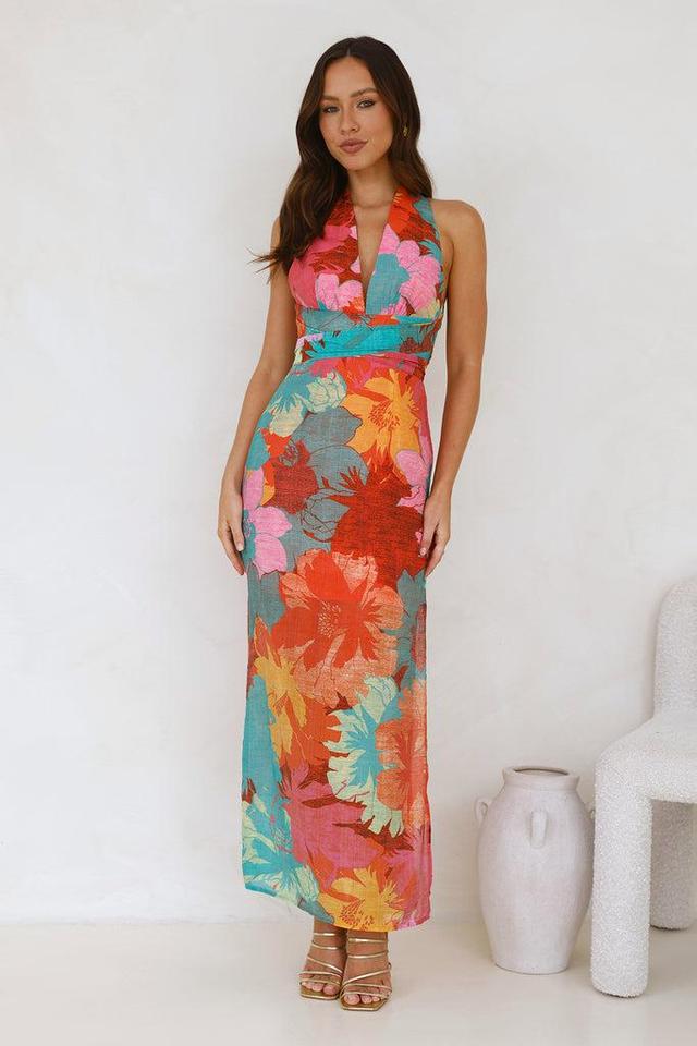 Bora Bora Halter Maxi Dress Print Product Image