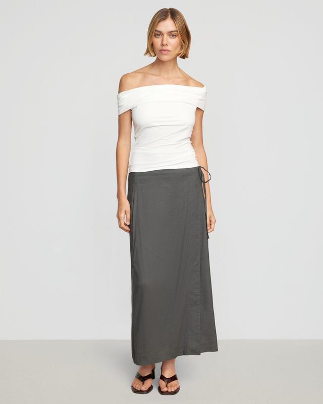 Mai Asymmetric Off-Shoulder Tee Product Image