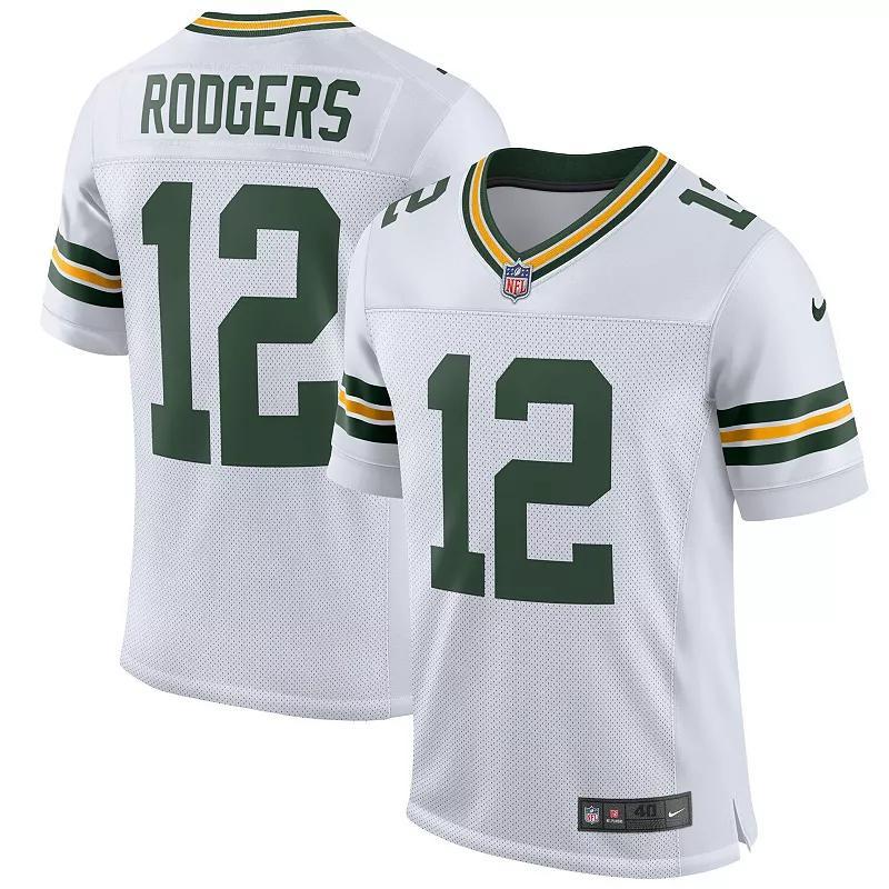 Mens Nike Aaron Rodgers Green Bay Packers Classic Elite Player Jersey Product Image