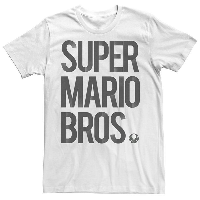 Mens Nintendo Super Mario Bros. Bold Simple Tee Product Image