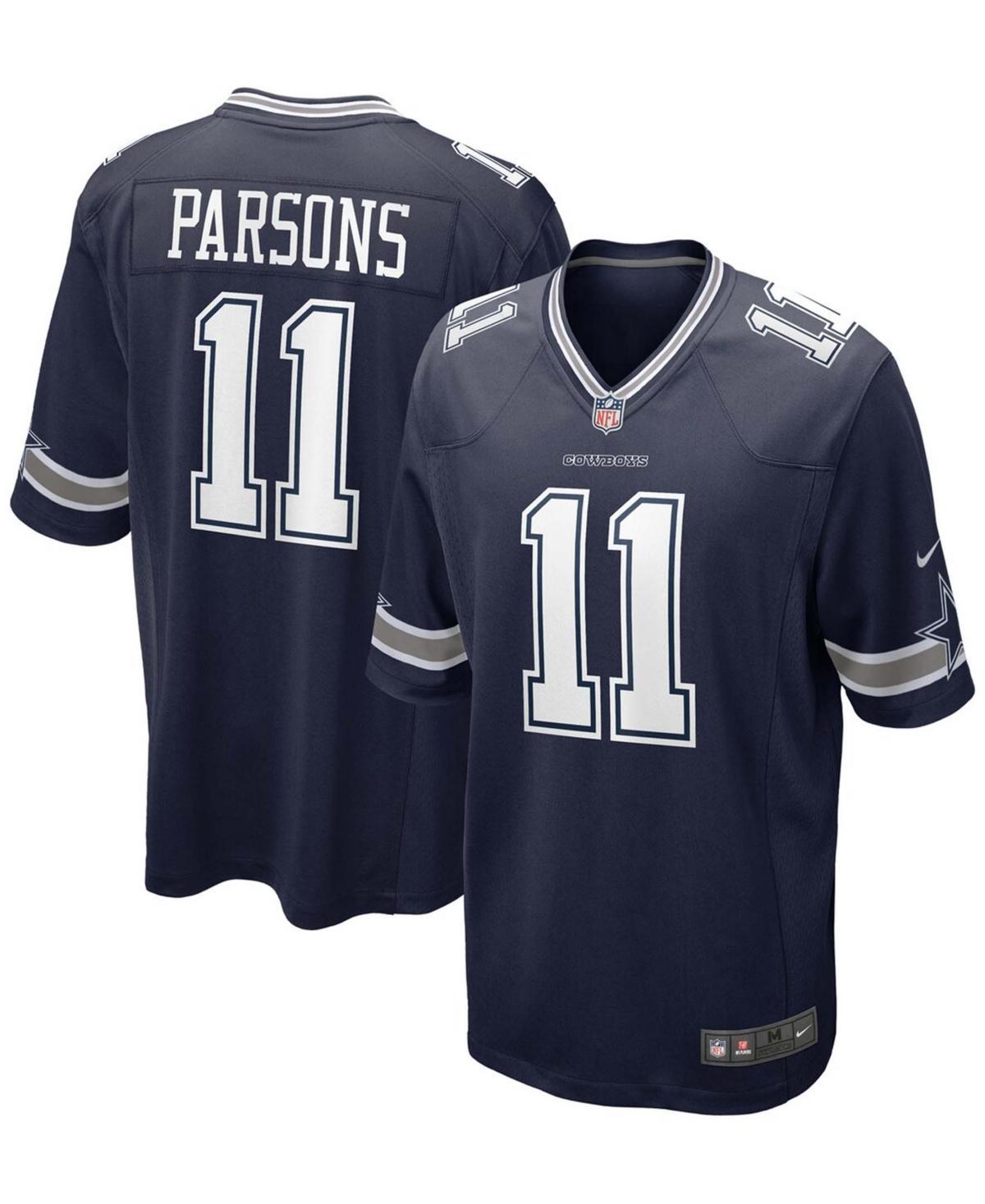 Mens Nike Micah Parsons Navy Dallas Cowboys 2021 NFL Draft First Round Pick Game Jersey Blue Product Image