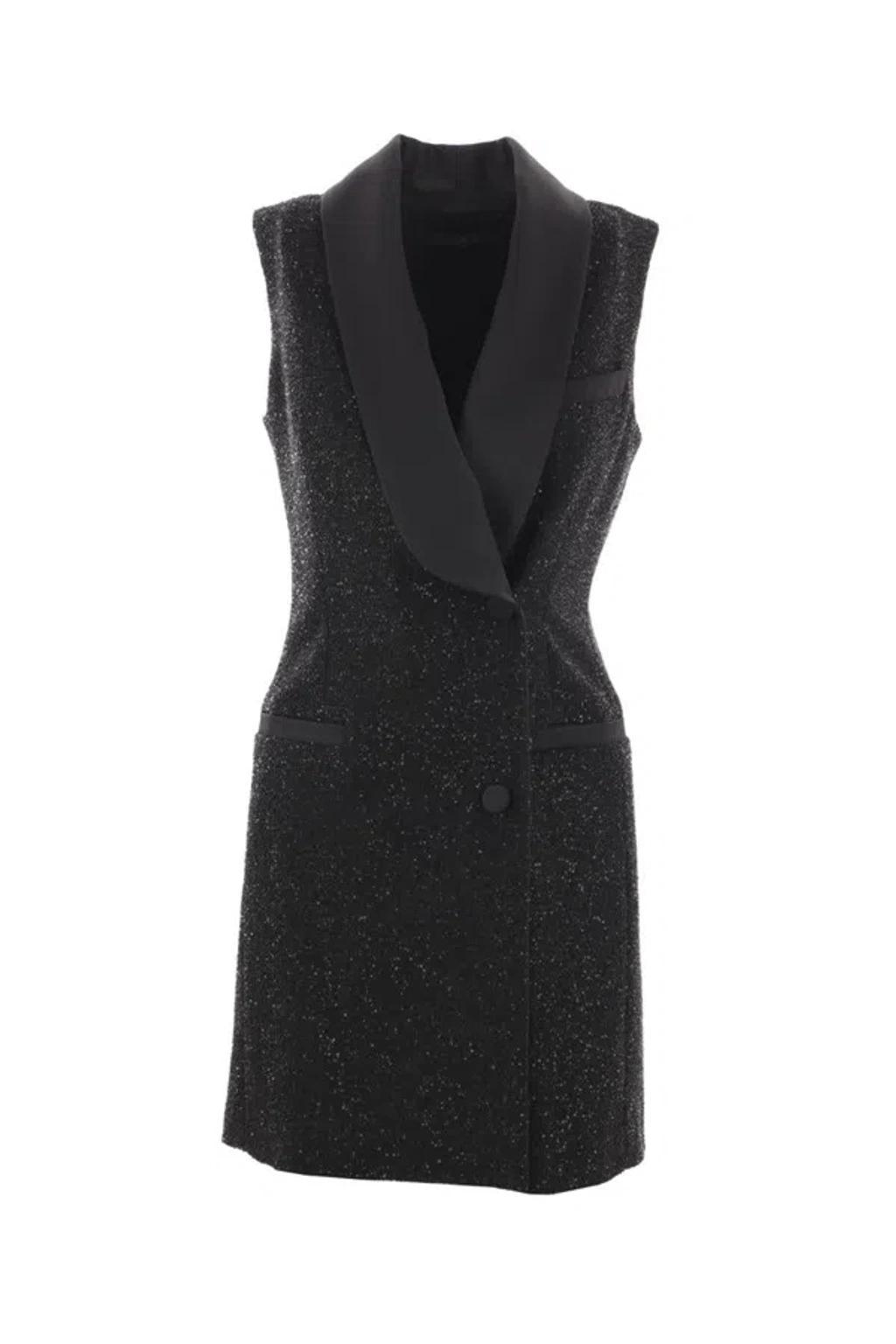 Eiffel Mini Dress In Black Product Image