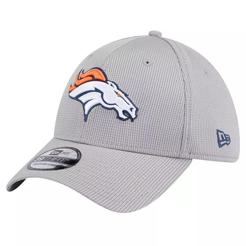 New Era Mens Gray Denver Broncos Active 39Thirty Flex Hat Product Image