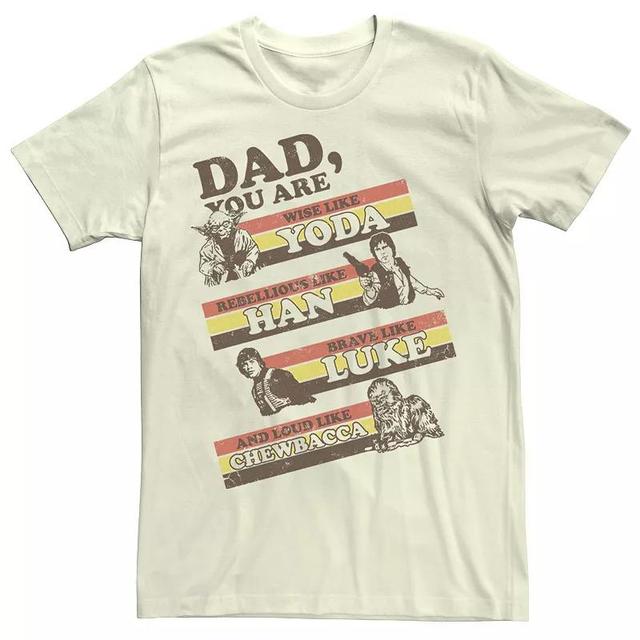 Mens Star Wars Dad You Are Retro Line Portraits Tee Product Image