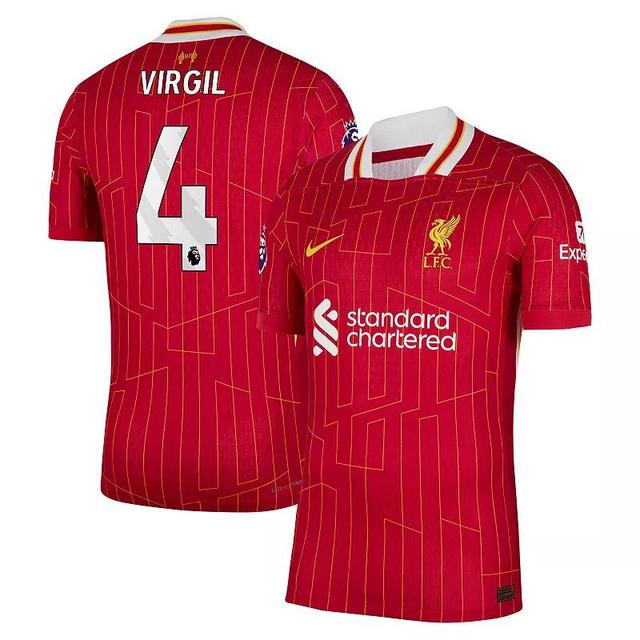 Mens Nike Virgil van Dijk Red Liverpool 2024/25 Home Authentic Player Jersey Product Image