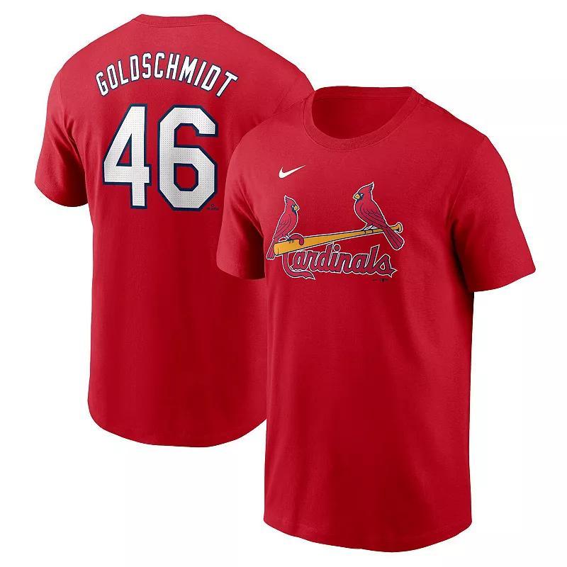 Mens Nike Paul Goldschmidt St. Louis Cardinals Fuse Name & Number T-Shirt Product Image