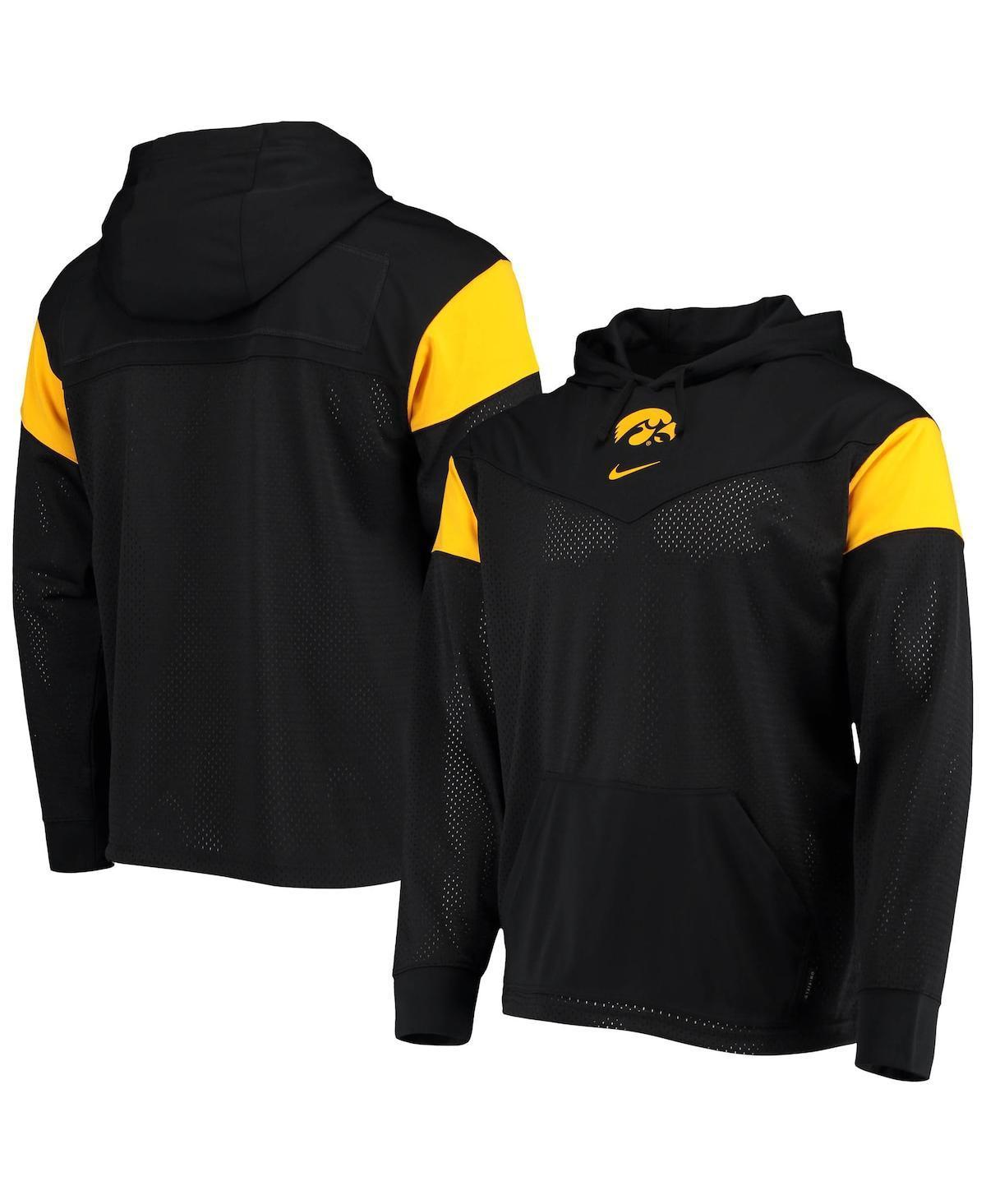 Mens Nike Black Iowa Hawkeyes Sideline Jersey Pullover Hoodie Product Image