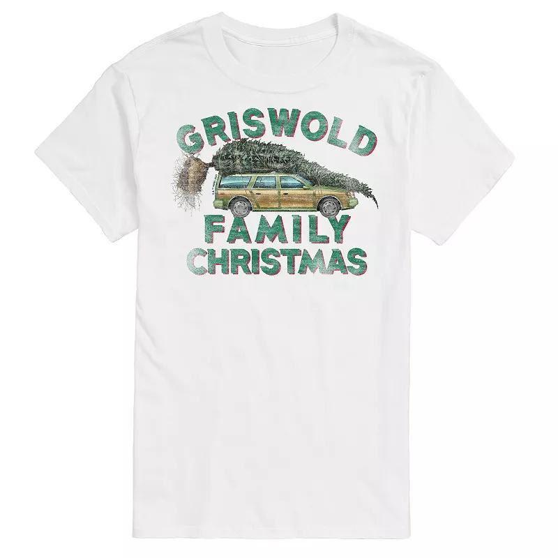 Mens National Lampoons Christmas Vacation Tree Graphic Tee Product Image