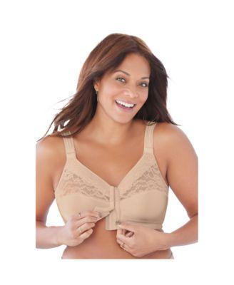 Plus Size Easy Enhancer Front Close Wireless Posture Bra Product Image