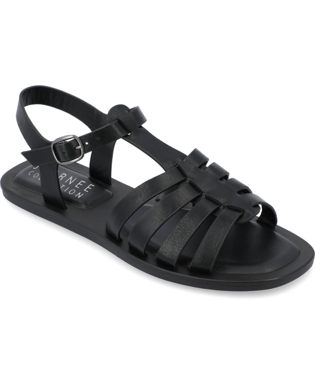 Journee Collection Womens Benicia Flat Sandals Product Image