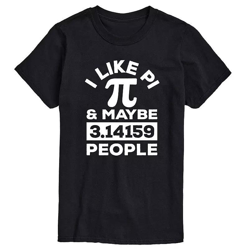 Big & Tall I Like Pi Tee, Mens Product Image