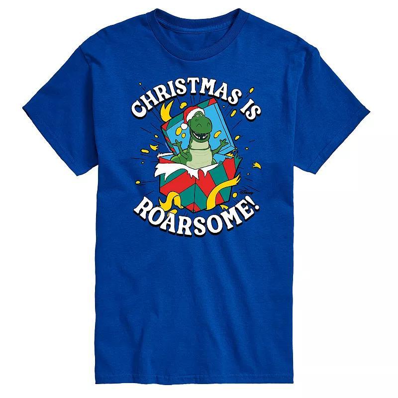 Disney / Pixars Toy Story 4 Rex Mens Christmas Is Roarsome Graphic Tee Product Image