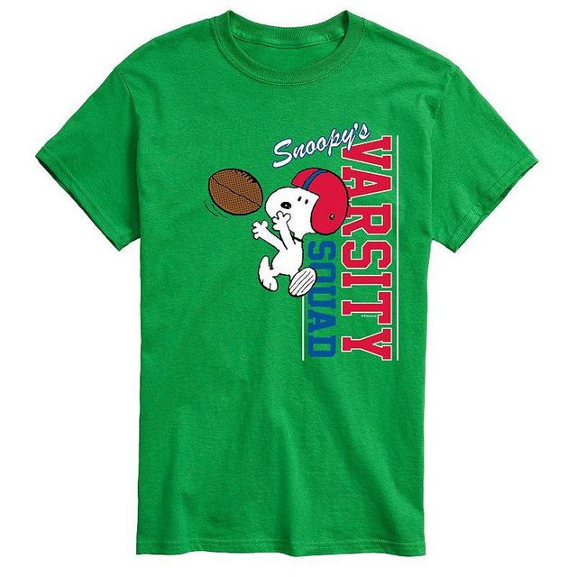 Big & Tall Peanuts Varsity Tee, Mens Product Image