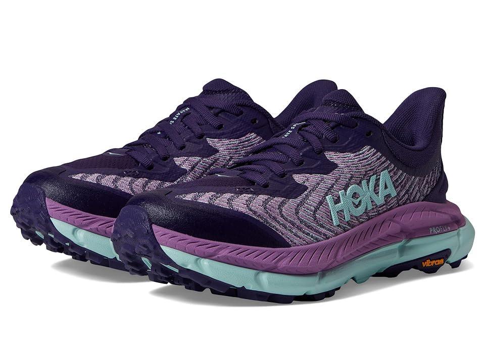 Hoka Women's Mafate Speed 4 (Night Sky/Orchid Flower) Women's Shoes Product Image