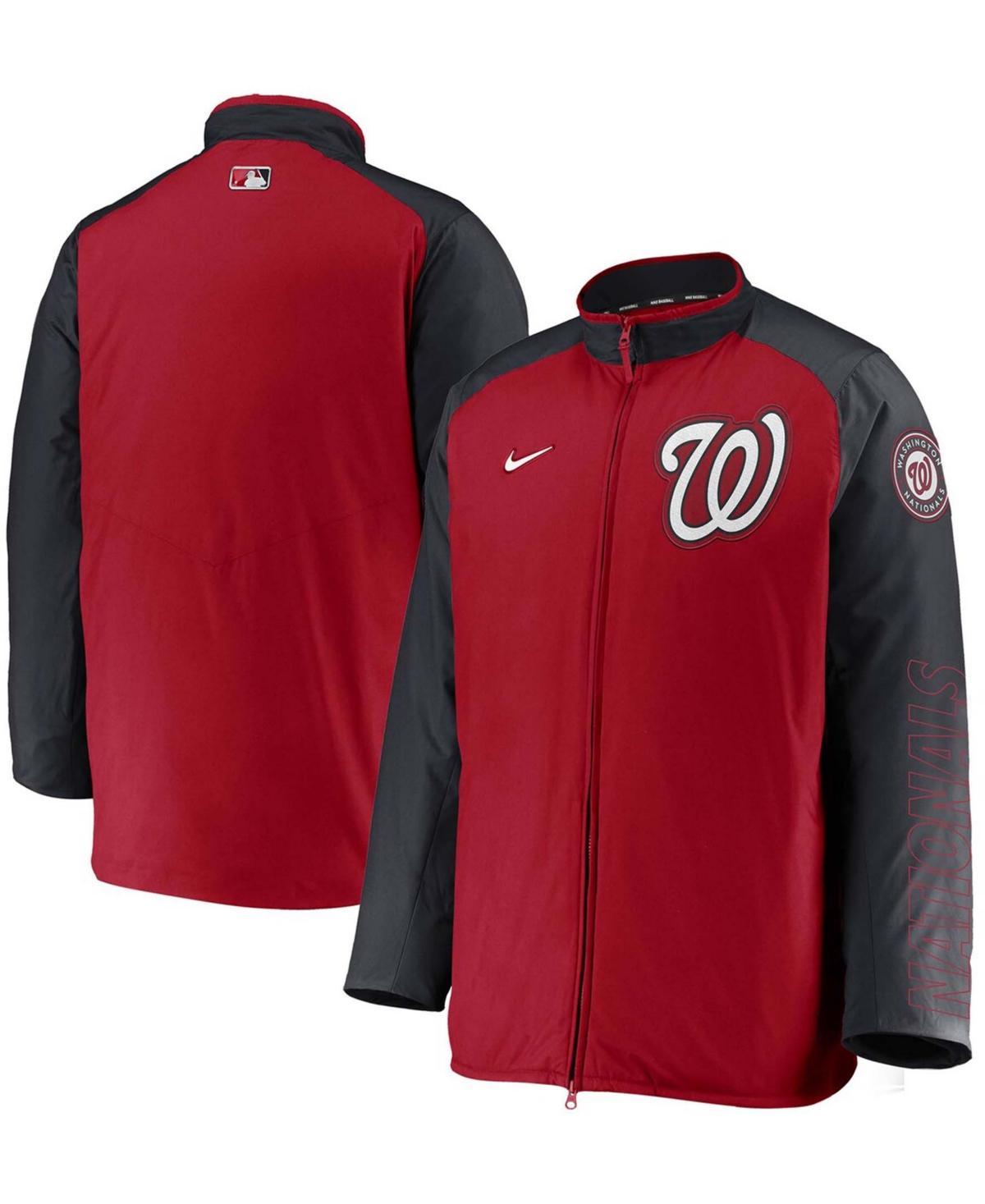 Mens Nike Red Washington Nationals Authentic Collection Dugout Full-Zip Jacket - Red Product Image