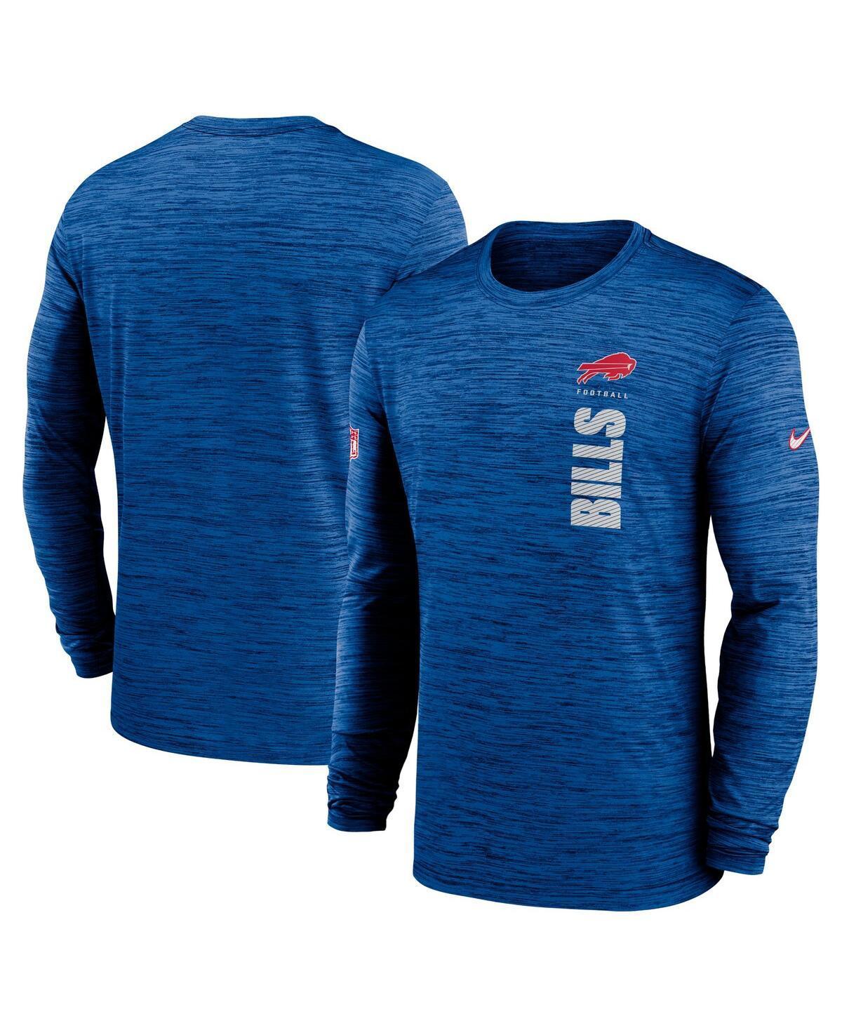 Buffalo Bills Sideline Velocity Nike Men's Dri-FIT NFL Long-Sleeve T-Shirt Product Image