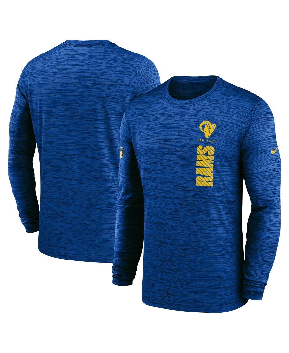 Nike Mens Royal Los Angeles Rams 2024 Sideline Velocity Performance Long Sleeve T-Shirt Product Image