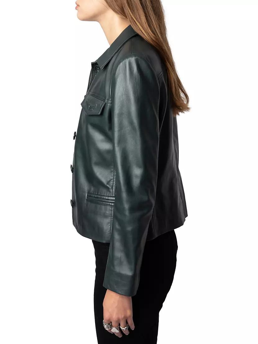 Liams Leather Jacket Product Image