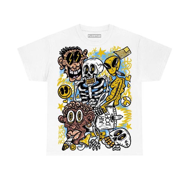 Vivid Sulfur 4s Flontae T-Shirt Friends Graphic Product Image