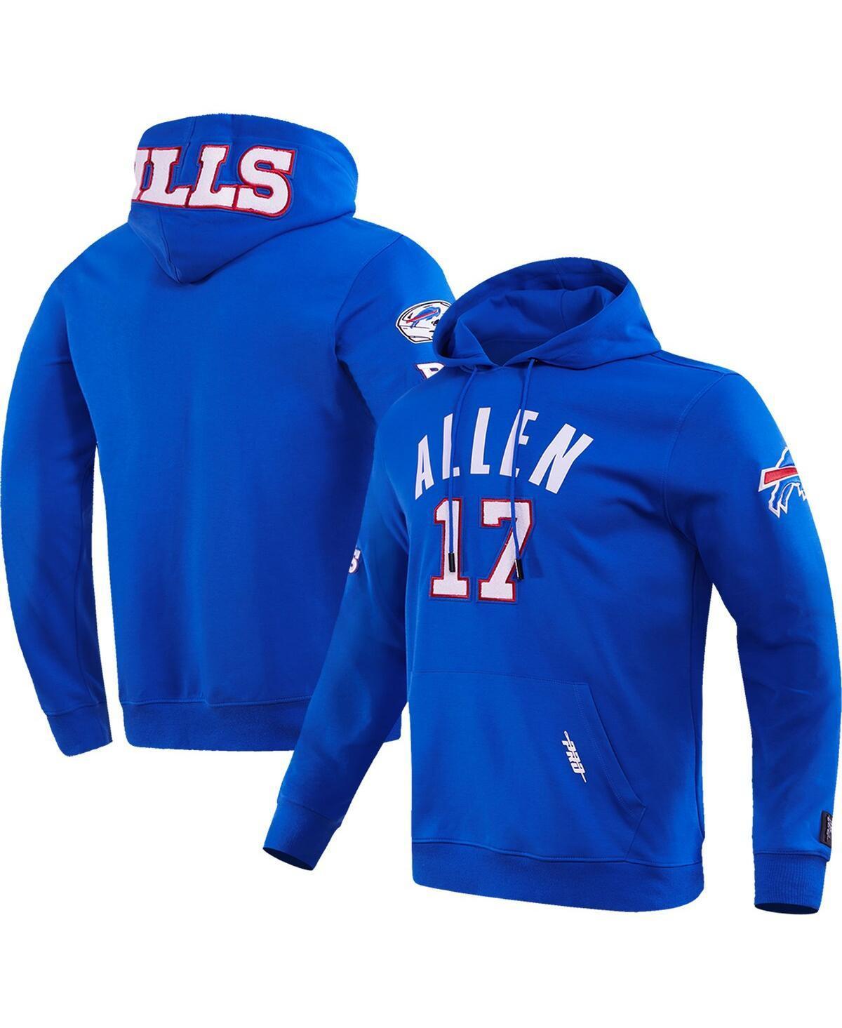 Mens Pro Standard Josh Allen Royal Buffalo Bills Player Name & Number Pullover Hoodie BIL Blue Product Image