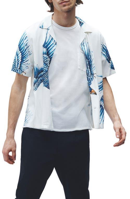 Mens Avery Eagle Relaxed-Fit Camp Shirt Product Image