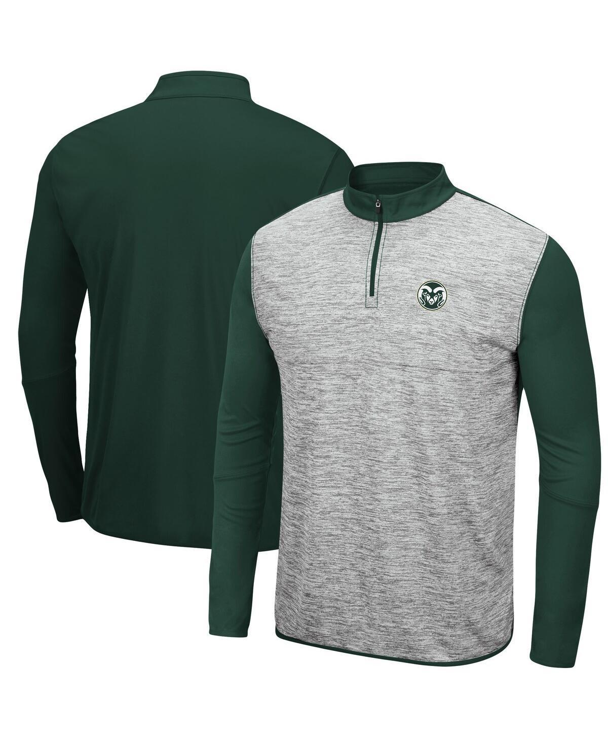 Mens Heathered Gray Washington State Cougars Prospect Quarter-Zip Jacket - Heathered Gray Product Image