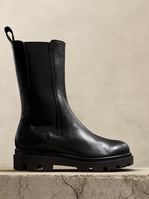 Hudson Tall Leather Chelsea Boot Product Image