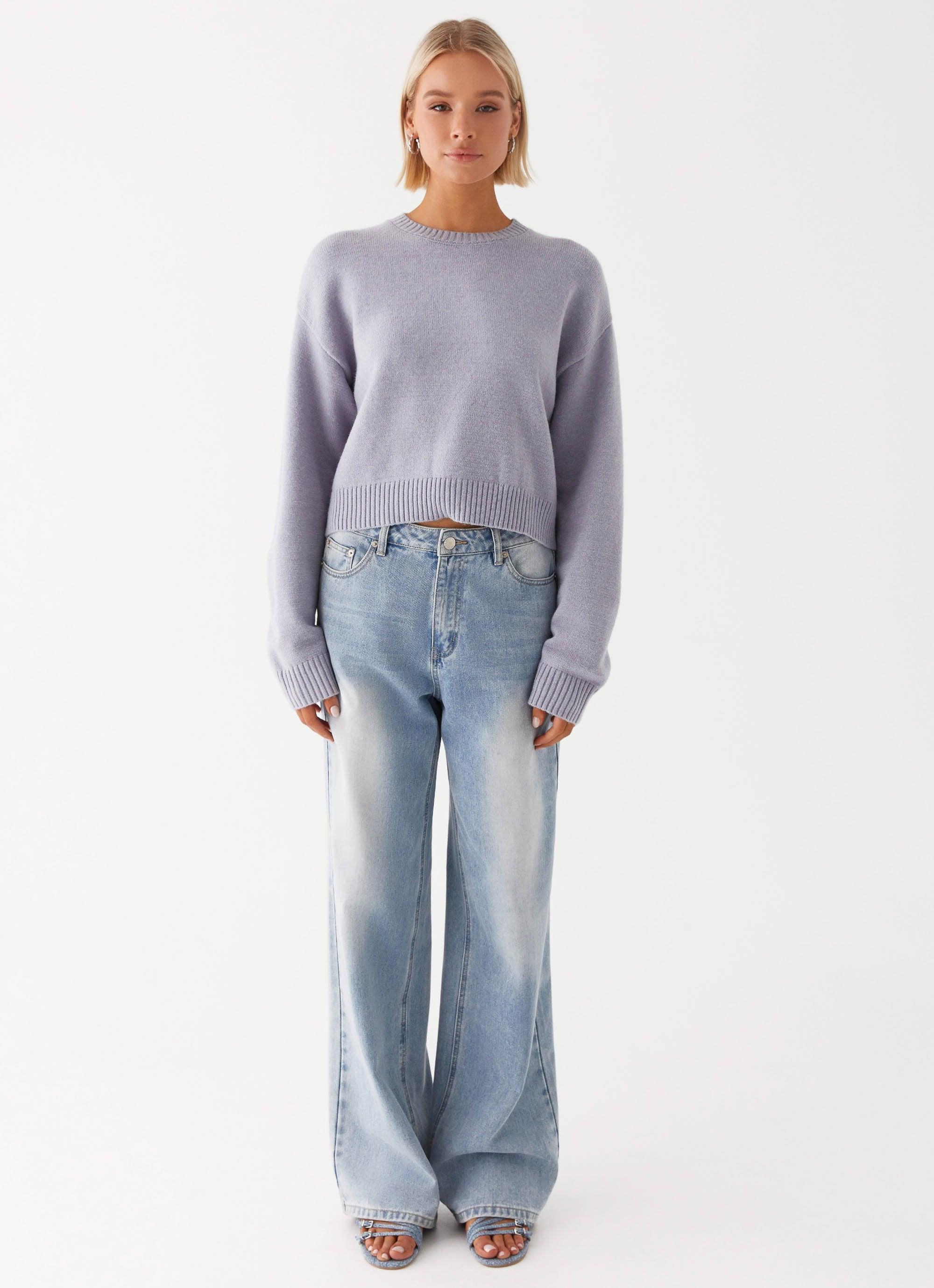 Monika Oversized Jumper - Blue Product Image