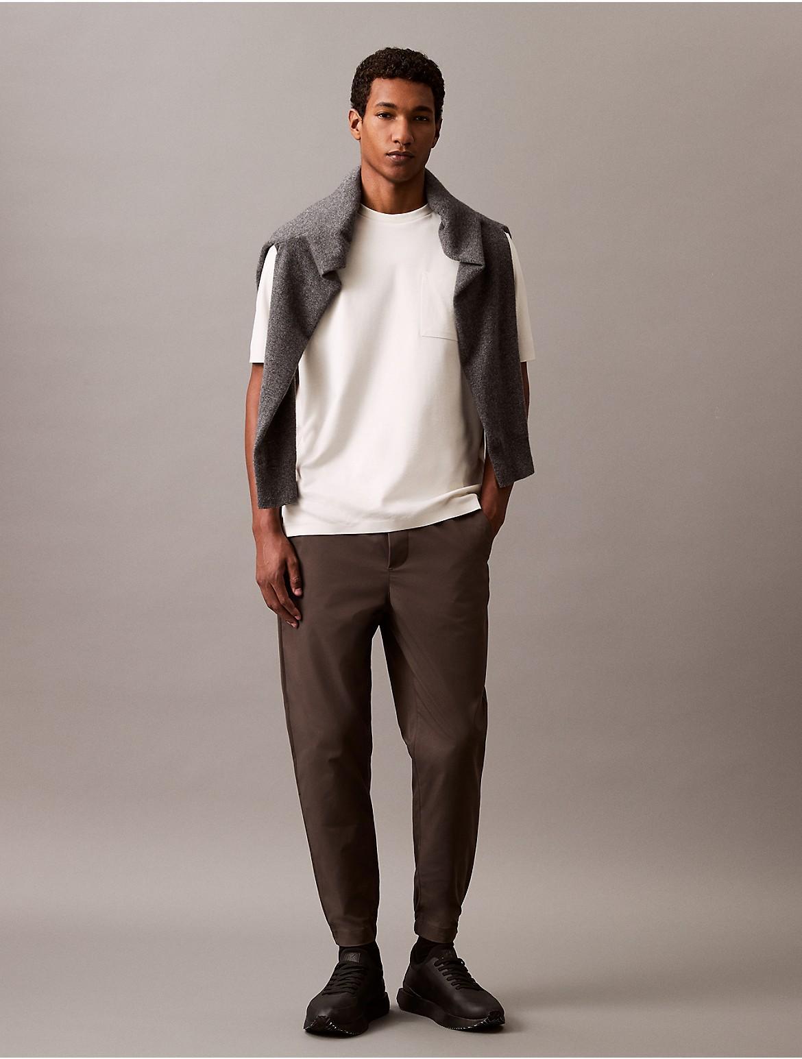 Calvin Klein Mens Tech Slim Pull-On Pants - Grey - XS Product Image