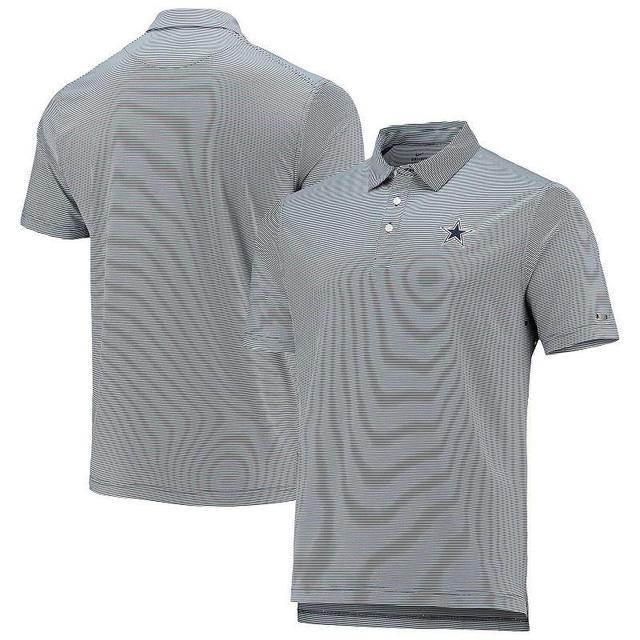 Mens Nike Golf Dallas Cowboys Player Control Stripe Performance Polo Blue Product Image