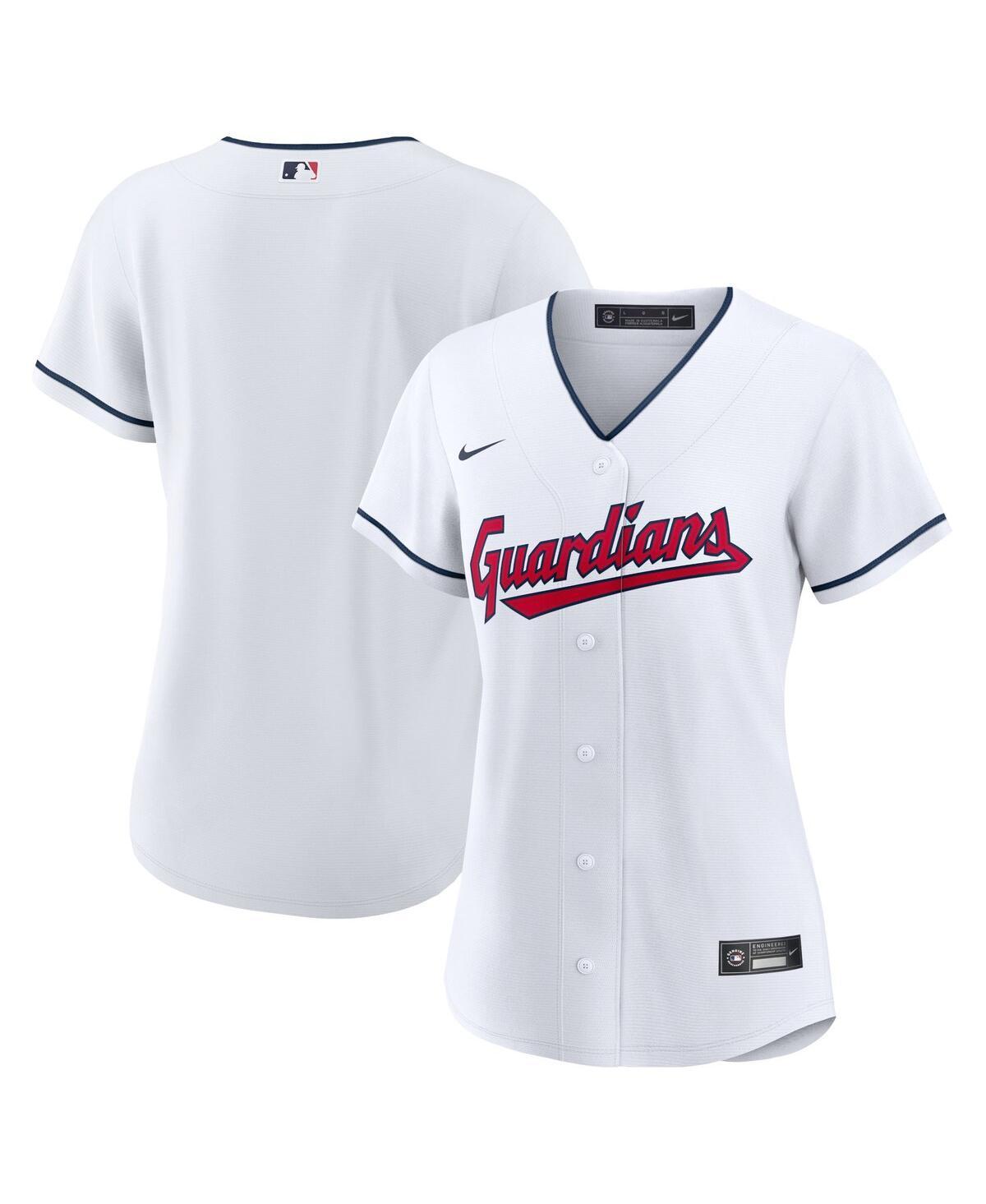 Mens Nike White Cleveland Guardians Home Replica Team Jersey - White Product Image