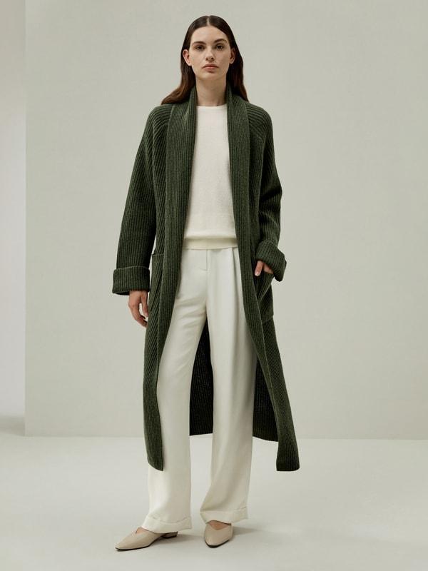 LILYSILK X LYDIA MILLEN 'Evergreen' Cardigan Product Image