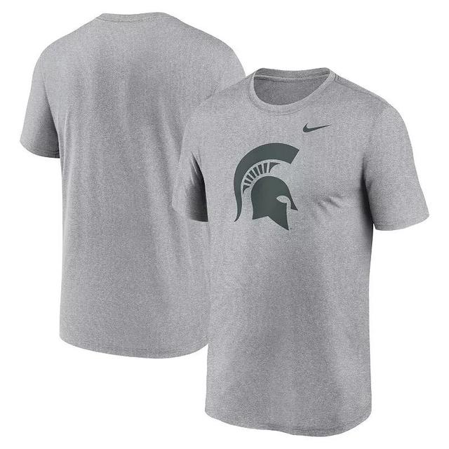 Mens Nike Heather Gray Michigan State Spartans Primetime Legend Logo T-Shirt Product Image