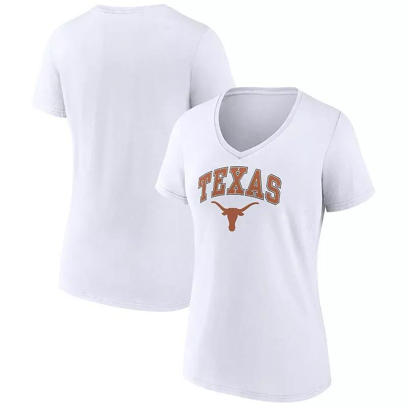 Womens Fanatics Branded Texas Longhorns Evergreen Campus V-Neck T-Shirt Product Image