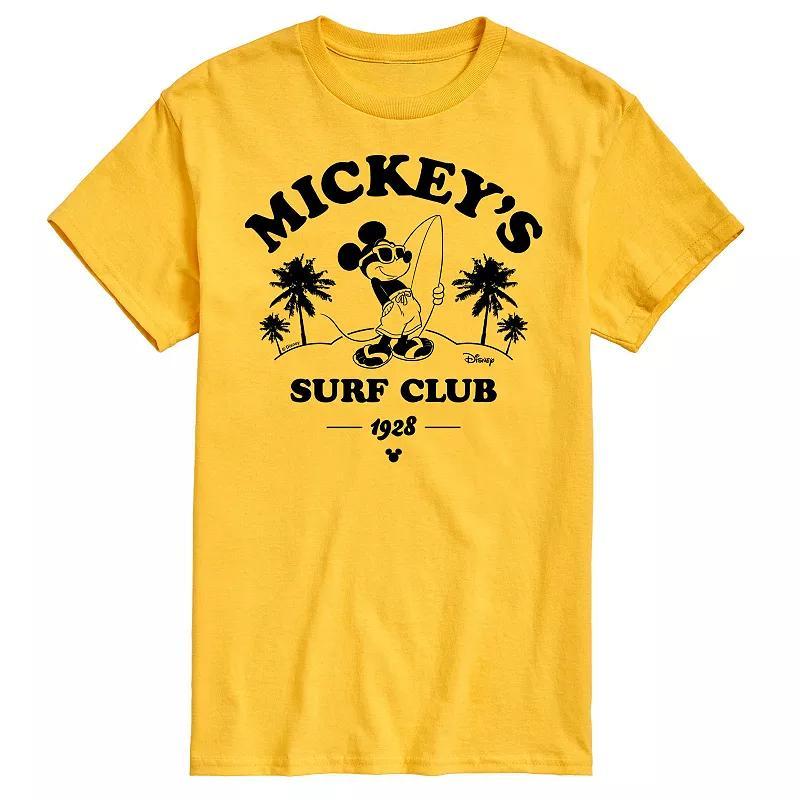 Disneys Mickey Mouse Mens Surf Club Graphic Tee Product Image