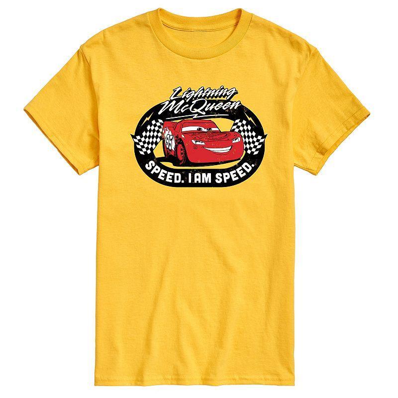 Disney / Pixars Lightning McQueen Cars Mens Race Track Graphic Tee Product Image