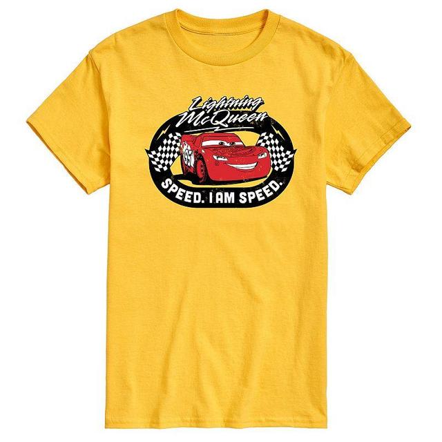 Disney / Pixars Lightning McQueen Cars Mens Race Track Graphic Tee Product Image